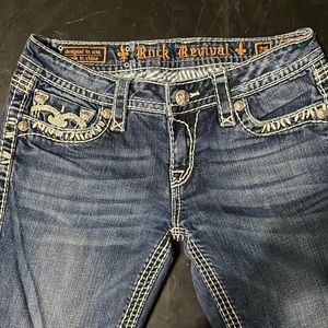 Womens Rock Revival 28R bootcut Jeans